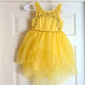 Disney Beauty and the Beast rose gold Belle dress